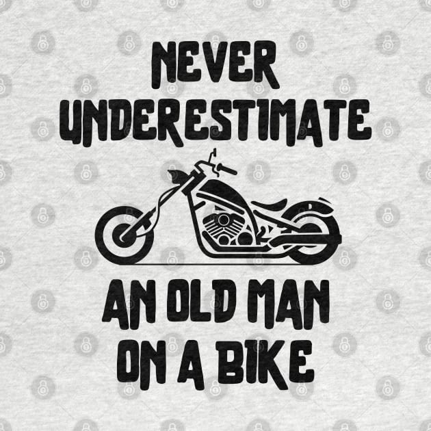 Never underestimate an old man on a bike by mksjr